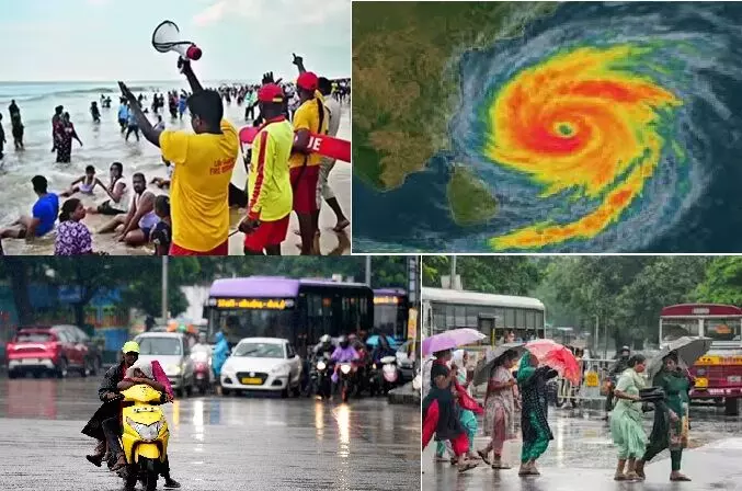 Cyclone Montha Landfall Begins: మొంథా తుఫాన్ ల్యాండ్ఫాల్ ప్రారంభం: ఏపీలో 7 జిల్లాలకు నైట్ కర్ఫ్యూ, వాహనాల రాకపోకలు నిషేధం! Cyclone Montha Landfall Begins: మొంథా తుఫాన్ ల్యాండ్ఫాల్ ప్రారంభం: ఏపీలో 7 జిల్లాలకు నైట్ కర్ఫ్యూ, వాహనాల రాకపోకలు నిషేధం!
