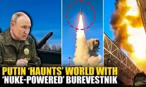 World’s First Nuclear-Powered Cruise Missile Test Successful:  ప్రపంచంలో మొదటి అణు శక్తి క్రూయిజ్ క్షిపణి పరీక్ష విజయవంతం.. ఏ రక్షణ వ్యవస్థ కూడా ఆపలేదంటూ పుతిన్ సంచలన ప్రకటన! World’s First Nuclear-Powered Cruise Missile Test Successful:  ప్రపంచంలో మొదటి అణు శక్తి క్రూయిజ్ క్షిపణి పరీక్ష విజయవంతం.. ఏ రక్షణ వ్యవస్థ కూడా ఆపలేదంటూ పుతిన్ సంచలన ప్రకటన!