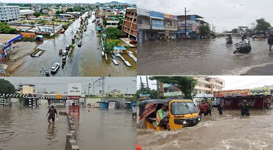 Record Rainfall in Warangal:  వరంగల్లో రికార్డు వర్షపాతం: 41.9 సెం.మీ.. రాష్ట్రంలోనే అత్యధికం! Record Rainfall in Warangal:  వరంగల్లో రికార్డు వర్షపాతం: 41.9 సెం.మీ.. రాష్ట్రంలోనే అత్యధికం!