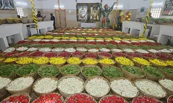 Grand Floral Procession Held Splendidly at Tirumala: తిరుమలలో వైభవంగా పుష్పాలు ఊరేగింపు Grand Floral Procession Held Splendidly at Tirumala: తిరుమలలో వైభవంగా పుష్పాలు ఊరేగింపు