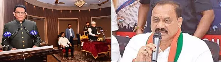 PCC President, MLC Mahesh Kumar Goud: డిసెంబరు తర్వాత మరో రెండు బెర్తుల భర్తీ.. అజారుద్దీన్ మంత్రి పదవిపై భాజపా రాద్ధాంతాలు! PCC President, MLC Mahesh Kumar Goud: డిసెంబరు తర్వాత మరో రెండు బెర్తుల భర్తీ.. అజారుద్దీన్ మంత్రి పదవిపై భాజపా రాద్ధాంతాలు!