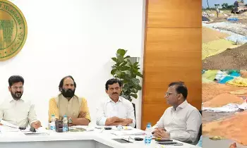 CM Revanth Reddy Orders Immediate Aid for Cyclone-Affected Farmers: అన్నదాతకు అండగా ఉంటాం.. తుఫాన్తో నష్టపోయిన రైతులకు తక్షణ సహాయం: సీఎం రేవంత్ రెడ్డి ఆదేశాలు! CM Revanth Reddy Orders Immediate Aid for Cyclone-Affected Farmers: అన్నదాతకు అండగా ఉంటాం.. తుఫాన్తో నష్టపోయిన రైతులకు తక్షణ సహాయం: సీఎం రేవంత్ రెడ్డి ఆదేశాలు!