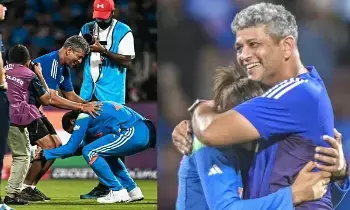 Harmanpreet Shows Her Devotion to Her Guru: గురుభక్తి చాటుకున్న హర్మన్‌ప్రీత్‌.. పిక్ వైరల్