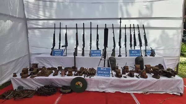 Security Forces Seize Maoists’ Weapons Manufacturing Unit: మావోయిస్టుల ఆయుధ తయారీ కేంద్రాన్ని ఆక్రమించిన భద్రతా బలగాలు: సుక్మా అడవీల్లో భారీగా స్వాధీనం