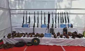 Security Forces Seize Maoists’ Weapons Manufacturing Unit: మావోయిస్టుల ఆయుధ తయారీ కేంద్రాన్ని ఆక్రమించిన భద్రతా బలగాలు: సుక్మా అడవీల్లో భారీగా స్వాధీనం Security Forces Seize Maoists’ Weapons Manufacturing Unit: మావోయిస్టుల ఆయుధ తయారీ కేంద్రాన్ని ఆక్రమించిన భద్రతా బలగాలు: సుక్మా అడవీల్లో భారీగా స్వాధీనం