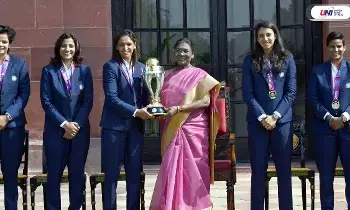 Team India Meets the President: రాష్ట్రపతిని కలిసిన టీమిండియా