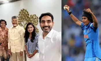 Telugu Cricketer Sri Charani: తెలుగు క్రికెటర్ శ్రీ చరణికి చంద్రబాబు బంపర్ ఆఫర్ Telugu Cricketer Sri Charani: తెలుగు క్రికెటర్ శ్రీ చరణికి చంద్రబాబు బంపర్ ఆఫర్