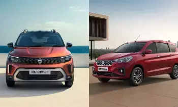 Renault Triber vs Maruti Ertiga: రెనాల్ట్ ట్రైబర్ vs మారుతి ఎర్టిగా.. ఫ్యామిలీ కార్లలో బెస్ట్ ఛాయిస్ ఏది? Renault Triber vs Maruti Ertiga: రెనాల్ట్ ట్రైబర్ vs మారుతి ఎర్టిగా.. ఫ్యామిలీ కార్లలో బెస్ట్ ఛాయిస్ ఏది?