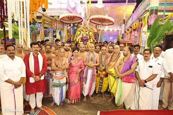 Sri Padmavathi Ammavari Karthika Brahmotsavams: శ్రీ పద్మావతి అమ్మవారి కార్తీక బ్రహ్మోత్సవాలకు శాస్త్రోక్తంగా అంకురార్పణ Sri Padmavathi Ammavari Karthika Brahmotsavams: శ్రీ పద్మావతి అమ్మవారి కార్తీక బ్రహ్మోత్సవాలకు శాస్త్రోక్తంగా అంకురార్పణ