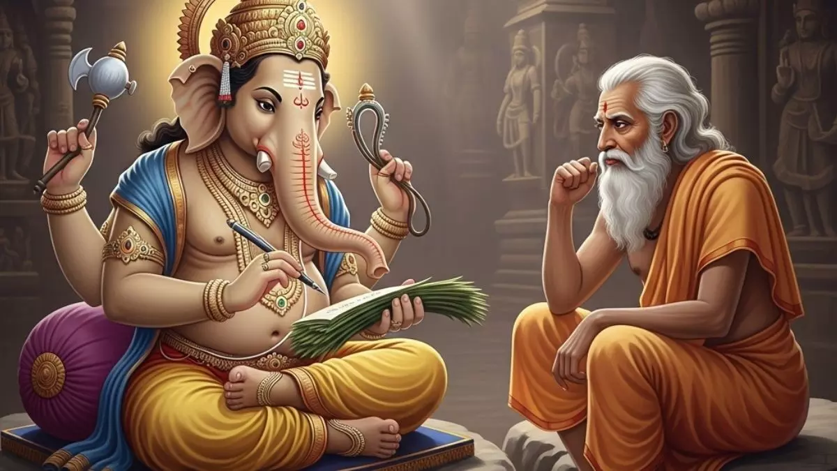 Vighneswara Breaks His Tooth:  దంతాన్ని విరిచిన విఘ్నేశ్వరుడు: మహాభారత రచనలో అపురూప ఘట్టం!