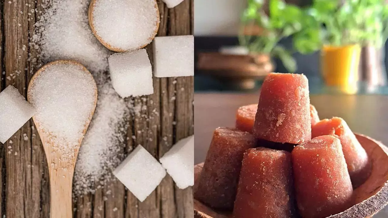 Jaggery vs Sugar: బెల్లం vs చక్కెర: పిల్లలకు ఏది మంచిది..? Jaggery vs Sugar: బెల్లం vs చక్కెర: పిల్లలకు ఏది మంచిది..?