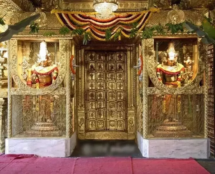 A Rare Spectacle at Srivari Temple శ్రీవారి సన్నిధిలో అపురూప వైభవం: బంగారు వాకిలి శోభ!