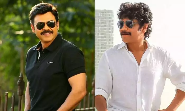 Big Shock to Nagarjuna and Venkatesh: నాగ్, వెంకీలకు బిగ్ షాక్ !..  GHMC నోటీసులు!