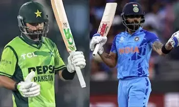 Babar Azam: కోహ్లీ రికార్డు సమం చేసిన బాబర్ ఆజామ్ Babar Azam: కోహ్లీ రికార్డు సమం చేసిన బాబర్ ఆజామ్