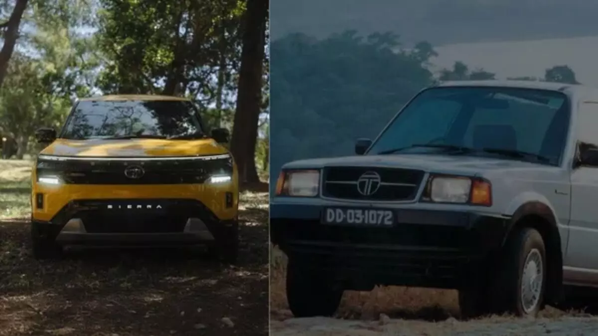 Tata Sierra : మార్కెట్లో కొత్త పోటీ.. టాటా సియెర్రా ఒక వైపు.. హ్యుందాయ్, కియా మరో వైపు Tata Sierra : మార్కెట్లో కొత్త పోటీ.. టాటా సియెర్రా ఒక వైపు.. హ్యుందాయ్, కియా మరో వైపు