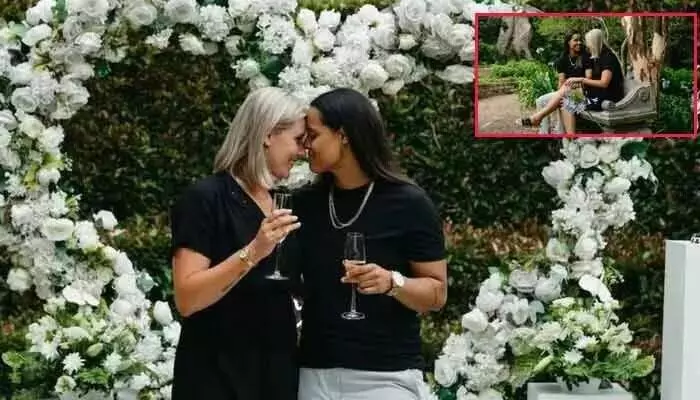 South African women’s cricket all-rounder Chloe Tryon: గర్ల్ ఫ్రెండ్ తో మహిళా క్రికెటర్ ఎంగేజ్ మెంట్ South African women’s cricket all-rounder Chloe Tryon: గర్ల్ ఫ్రెండ్ తో మహిళా క్రికెటర్ ఎంగేజ్ మెంట్