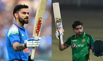Kohli Hits Another Century: కోహ్లీ మరో సెంచరీ చేస్తే.. బాబర్ ఆజమ్ రికార్డు సమం! Kohli Hits Another Century: కోహ్లీ మరో సెంచరీ చేస్తే.. బాబర్ ఆజమ్ రికార్డు సమం!