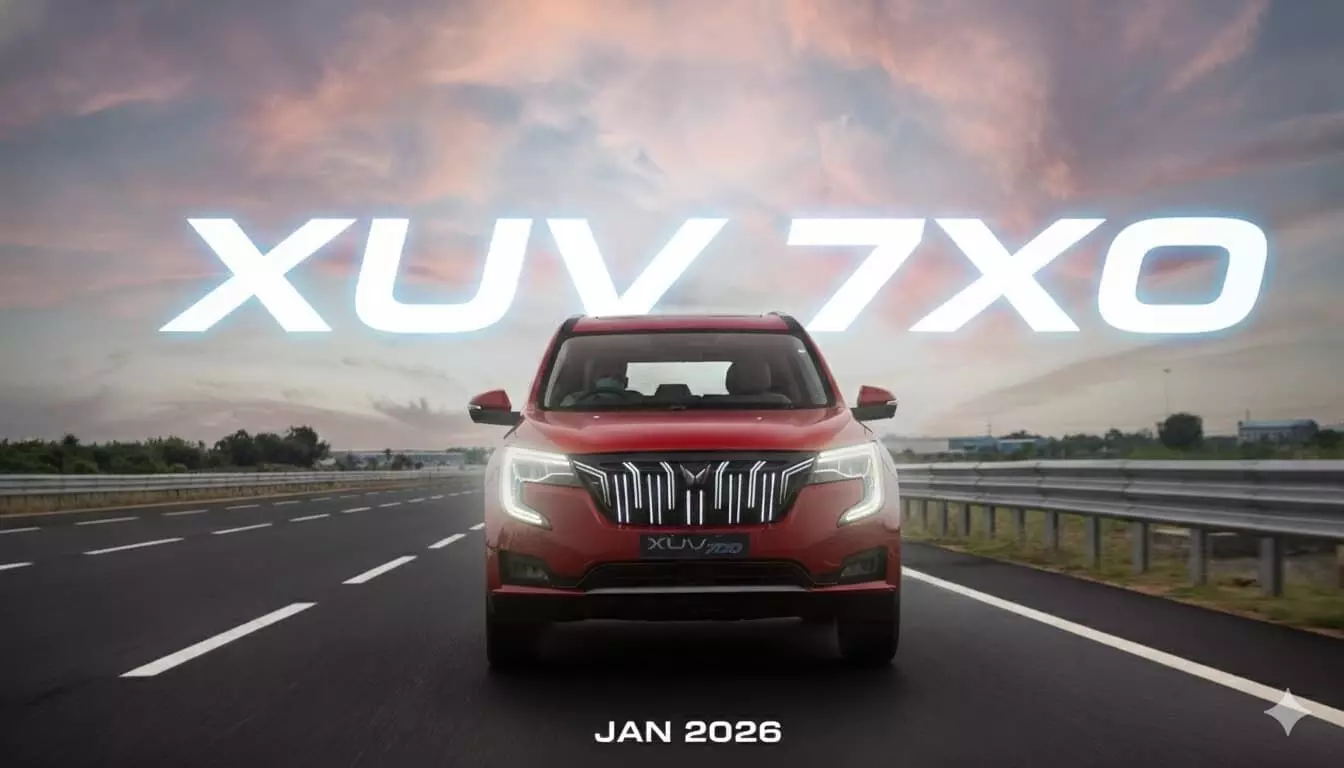 .Mahindra XUV 7XO : మహీంద్రా నుంచి మరో పవర్ఫుల్ కారు.. జనవరి 5న లాంచ్.. టీజర్ రిలీజ్ .Mahindra XUV 7XO : మహీంద్రా నుంచి మరో పవర్ఫుల్ కారు.. జనవరి 5న లాంచ్.. టీజర్ రిలీజ్