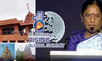 Minister Konda Surekha at Rising Global Summit: రైజింగ్ గ్లోబల్ సమ్మిట్లో మంత్రి కొండా సురేఖ: నాలుగు ప్రధాన సర్క్యూట్ల ద్వారా ఆలయ పర్యాటక అభివృద్ధి Minister Konda Surekha at Rising Global Summit: రైజింగ్ గ్లోబల్ సమ్మిట్లో మంత్రి కొండా సురేఖ: నాలుగు ప్రధాన సర్క్యూట్ల ద్వారా ఆలయ పర్యాటక అభివృద్ధి