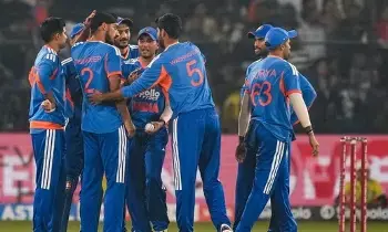 India Crushes South Africa in First T20: తొలి టీ20లో సౌతాఫ్రికాపై ఇండియా రికార్డ్ విక్టరీ India Crushes South Africa in First T20: తొలి టీ20లో సౌతాఫ్రికాపై ఇండియా రికార్డ్ విక్టరీ