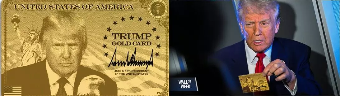 Trump Launches ‘Gold Card’ Sales: ట్రంప్ గోల్డ్ కార్డు విక్రయాలు ప్రారంభం: 10 లక్షల డాలర్లతో అమెరికా పౌరసత్వం.. సంపన్నులకు స్పెషల్ అవకాశం Trump Launches ‘Gold Card’ Sales: ట్రంప్ గోల్డ్ కార్డు విక్రయాలు ప్రారంభం: 10 లక్షల డాలర్లతో అమెరికా పౌరసత్వం.. సంపన్నులకు స్పెషల్ అవకాశం
