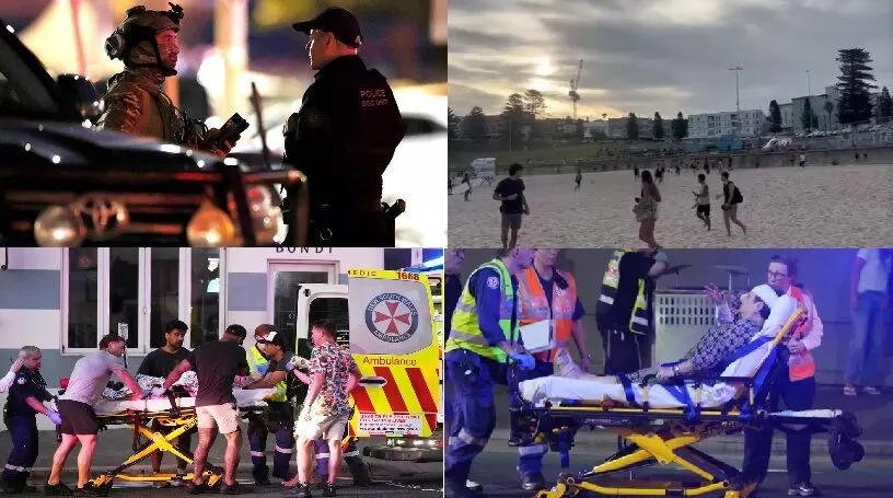 Australia: ఆస్ట్రేలియా: బాండి బీచ్లో ఉగ్రదాడి.. హనుక్కా వేడుకల్లో 12 మంది మృతి! Australia: ఆస్ట్రేలియా: బాండి బీచ్లో ఉగ్రదాడి.. హనుక్కా వేడుకల్లో 12 మంది మృతి!
