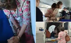 Former MLA Dr. Anjali Nimbalkar Saves Life with CPR: కర్ణాటక: విమానంలో అమెరికన్ మహిళకు తీవ్ర అస్వస్థత.. సీపీఆర్తో ప్రాణాలు కాపాడిన మాజీ ఎమ్మెల్యే డాక్టర్ అంజలి నింబాల్కర్ Former MLA Dr. Anjali Nimbalkar Saves Life with CPR: కర్ణాటక: విమానంలో అమెరికన్ మహిళకు తీవ్ర అస్వస్థత.. సీపీఆర్తో ప్రాణాలు కాపాడిన మాజీ ఎమ్మెల్యే డాక్టర్ అంజలి నింబాల్కర్