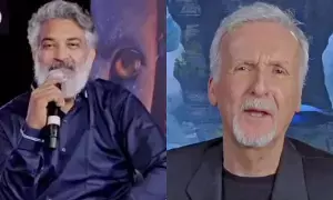 S.S. Rajamouli Interacts with James Cameron: జేమ్స్ కామెరూన్‌తో ముచ్చటించిన ఎస్.ఎస్. రాజమౌళి..