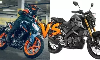 KTM 160 Duke vs Yamaha MT-15 V2 : కేటీఎం వర్సెస్ యమహా..రోడ్డుపై  వీధి పోరాటం  మొదలైంది