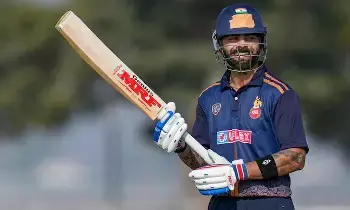 Vijay Hazare Trophy:  విజయ్ హజారే ట్రోఫీ: కోహ్లీ మెరుపు ఇన్నింగ్స్