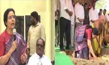 Nara Bhuvaneshwari: నిమ్మకూరులో అభివృద్ధి పనులకు శంకుస్థాపన చేసిన నారా భువనేశ్వరి