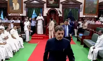 Tamil Nadu Governor R.N. Ravi Walks Out of Assembly: తమిళనాడు గవర్నర్ ఆర్.ఎన్.రవి అసెంబ్లీ నుంచి వాకౌట్: జాతీయగీతానికి అవమానం కారణమని రాజ్‌భవన్ ఆరోపణ