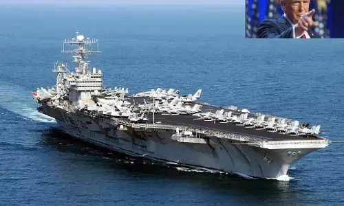 Trump Issues Fresh Warning: ఇరాన్ వైపు భారీ అమెరికా నౌకాదళం: ట్రంప్ మరోసారి హెచ్చరిక Trump Issues Fresh Warning: ఇరాన్ వైపు భారీ అమెరికా నౌకాదళం: ట్రంప్ మరోసారి హెచ్చరిక