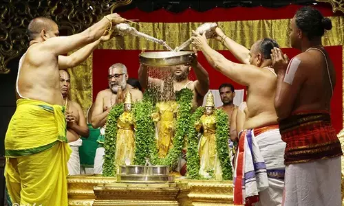 Vasant Panchami festival: శ్రీవారి ఆలయంలో శాస్త్రోక్తంగా విశేషపూజ Vasant Panchami festival: శ్రీవారి ఆలయంలో శాస్త్రోక్తంగా విశేషపూజ