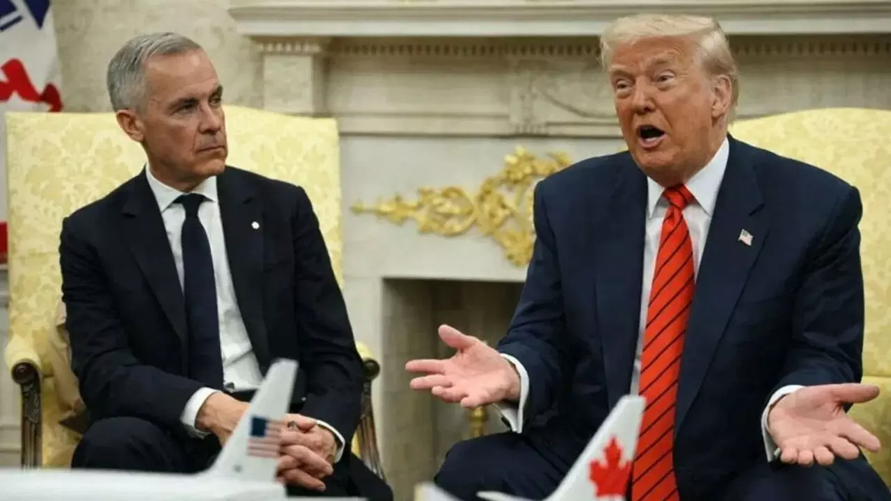 Trump Vs Canada : కెనడాకు డొనాల్డ్ ట్రంప్ అల్టిమేటం..విమానాలపై 50 శాతం టారిఫ్ బాంబు Trump Vs Canada : కెనడాకు డొనాల్డ్ ట్రంప్ అల్టిమేటం..విమానాలపై 50 శాతం టారిఫ్ బాంబు