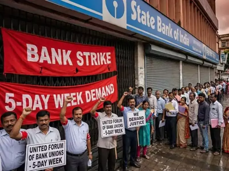 Bank Strike Alert: ఫిబ్రవరి 12న బ్యాంకుల బంద్.. కొత్త లేబర్ చట్టాలపై ఉద్యోగుల గర్జన Bank Strike Alert: ఫిబ్రవరి 12న బ్యాంకుల బంద్.. కొత్త లేబర్ చట్టాలపై ఉద్యోగుల గర్జన
