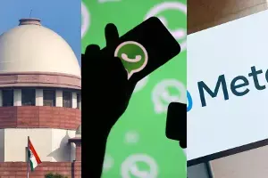 Supreme Court Issues Strong Warning to Meta: వాట్సప్ గోప్యతా విధానం: చట్టాలు పాటించకుంటే భారత్ను వదిలి వెళ్లండి - సుప్రీం కోర్టు మెటాకు హెచ్చరిక.. డేటా రక్షణపై లోతైన ఆలోచన Supreme Court Issues Strong Warning to Meta: వాట్సప్ గోప్యతా విధానం: చట్టాలు పాటించకుంటే భారత్ను వదిలి వెళ్లండి - సుప్రీం కోర్టు మెటాకు హెచ్చరిక.. డేటా రక్షణపై లోతైన ఆలోచన
