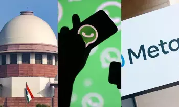 Supreme Court Issues Strong Warning to Meta: వాట్సప్ గోప్యతా విధానం: చట్టాలు పాటించకుంటే భారత్ను వదిలి వెళ్లండి - సుప్రీం కోర్టు మెటాకు హెచ్చరిక.. డేటా రక్షణపై లోతైన ఆలోచన Supreme Court Issues Strong Warning to Meta: వాట్సప్ గోప్యతా విధానం: చట్టాలు పాటించకుంటే భారత్ను వదిలి వెళ్లండి - సుప్రీం కోర్టు మెటాకు హెచ్చరిక.. డేటా రక్షణపై లోతైన ఆలోచన