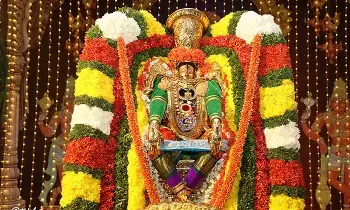 Lord Srinivasa: సింహ‌ వాహనంపై యోగ‌న‌ర‌సింహుడి అలంకారంలో శ్రీనివాసుడు