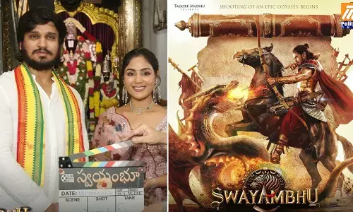 ‘స్వయంభు’ టీజర్ విడుదల – సేంగోల్ నేపథ్యంలో స్వర్ణయుగ గాథలో వీరయోధుడిగా నిఖిల్ సిద్ధార్థ్