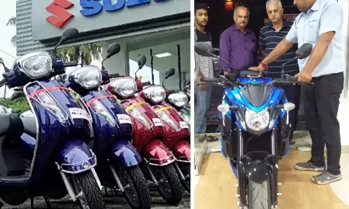 Suzuki : రూ.7 వేల బెనిఫిట్, 10 ఏళ్ల వారంటీ.. సుజుకి టూ-వీలర్లపై ఆఫర్ల వర్షం Suzuki : రూ.7 వేల బెనిఫిట్, 10 ఏళ్ల వారంటీ.. సుజుకి టూ-వీలర్లపై ఆఫర్ల వర్షం