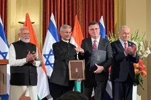 New Chapter in India–Israel Ties: భారత్-ఇజ్రాయెల్ సంబంధాల్లో కొత్త అధ్యాయం: ప్రత్యేక వ్యూహాత్మక భాగస్వామ్యం స్థాయికి ఎదిగిన ద్వైపాక్షిక బంధం New Chapter in India–Israel Ties: భారత్-ఇజ్రాయెల్ సంబంధాల్లో కొత్త అధ్యాయం: ప్రత్యేక వ్యూహాత్మక భాగస్వామ్యం స్థాయికి ఎదిగిన ద్వైపాక్షిక బంధం