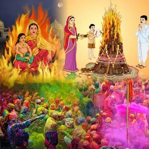 Holika Dahan Performed: హోలీకా దహనం ఎందుకు చేస్తారు.? Holika Dahan Performed: హోలీకా దహనం ఎందుకు చేస్తారు.?