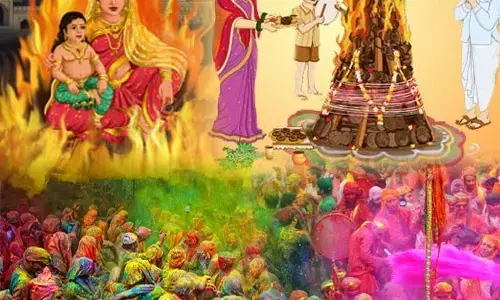 Holika Dahan Performed: హోలీకా దహనం ఎందుకు చేస్తారు.? Holika Dahan Performed: హోలీకా దహనం ఎందుకు చేస్తారు.?