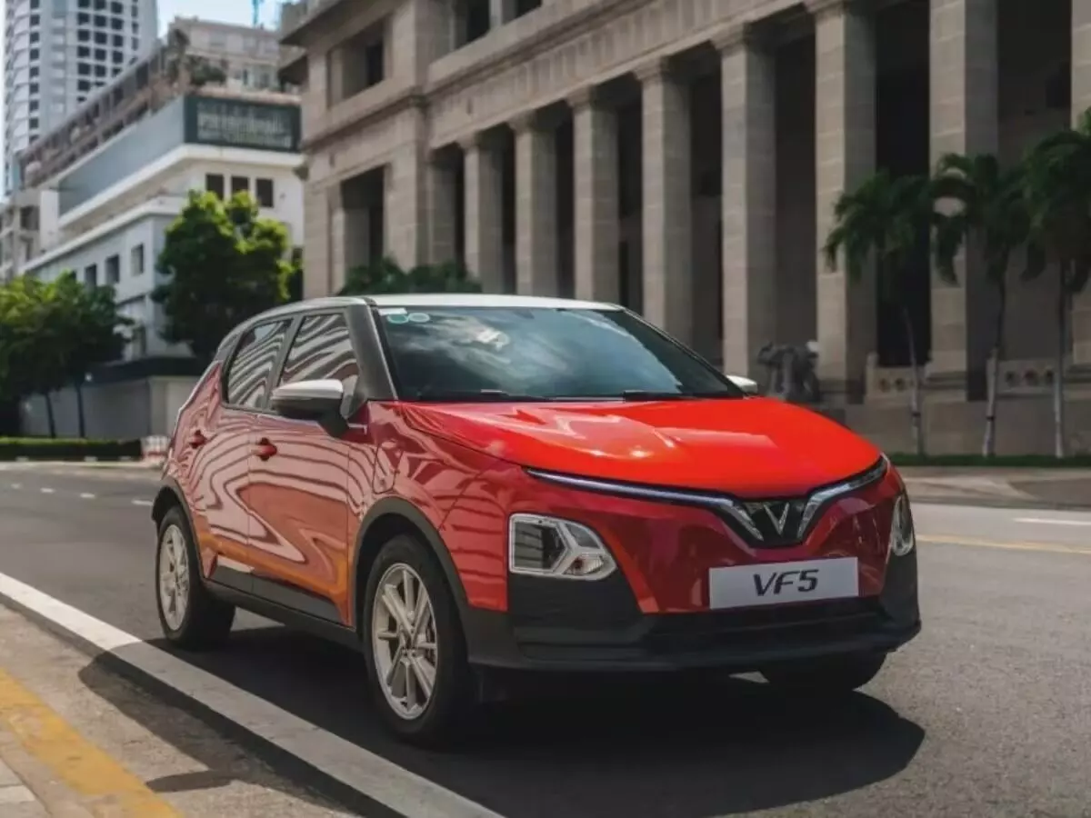 VinFast VF5 EV : 326 కి.మీ రేంజ్.. అదిరిపోయే లుక్స్.. ఇండియాలోకి విన్ఫాస్ట్ VF5 ఎలక్ట్రిక్ కారు VinFast VF5 EV : 326 కి.మీ రేంజ్.. అదిరిపోయే లుక్స్.. ఇండియాలోకి విన్ఫాస్ట్ VF5 ఎలక్ట్రిక్ కారు