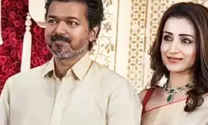Tamilga Vetri Kalagam (TVK) chief Vijay: త్రిషతో కలిసి పెళ్లి వేడుకకు హాజరైన విజయ్!