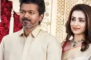 Tamilga Vetri Kalagam (TVK) chief Vijay: త్రిషతో కలిసి పెళ్లి వేడుకకు హాజరైన విజయ్!
