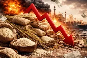 Rice Export : ఇరాన్ మార్కెట్ క్లోజ్..సముద్రం మధ్యలోనే చిక్కుకున్న 4 లక్షల టన్నుల బాస్మతి బియ్యం