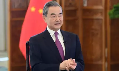 China Foreign Minister: భారత్, చైనా మధ్య స్నేహ సంబంధాలు బలోపేతం చేయాలి.. ప్రత్యర్థులు కాకుండా భాగస్వాములుగా మారాలి: చైనా విదేశాంగ మంత్రి China Foreign Minister: భారత్, చైనా మధ్య స్నేహ సంబంధాలు బలోపేతం చేయాలి.. ప్రత్యర్థులు కాకుండా భాగస్వాములుగా మారాలి: చైనా విదేశాంగ మంత్రి