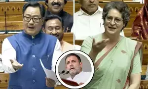 Priyanka Gandhi Vadra Hits Back: మోదీ-రాహుల్ ఆలింగనం వివాదం: రిజిజు విమర్శలకు ప్రియాంకా గట్టి స్పందన